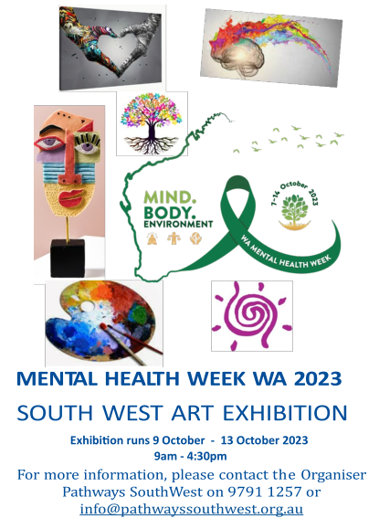 Bunbury 2023 Mental Health Week Art Exhibition