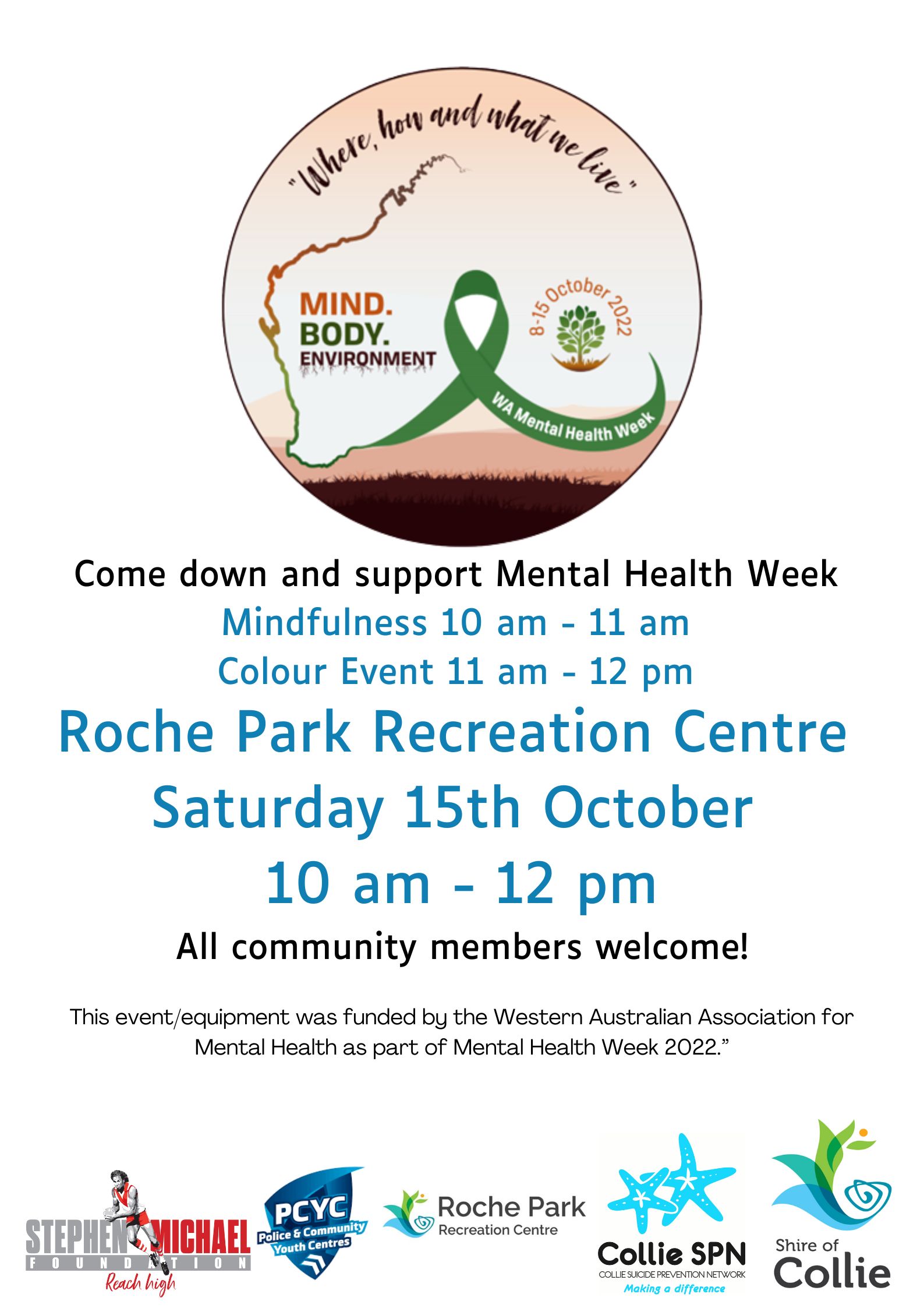 Community Colour Event and Mindfulness