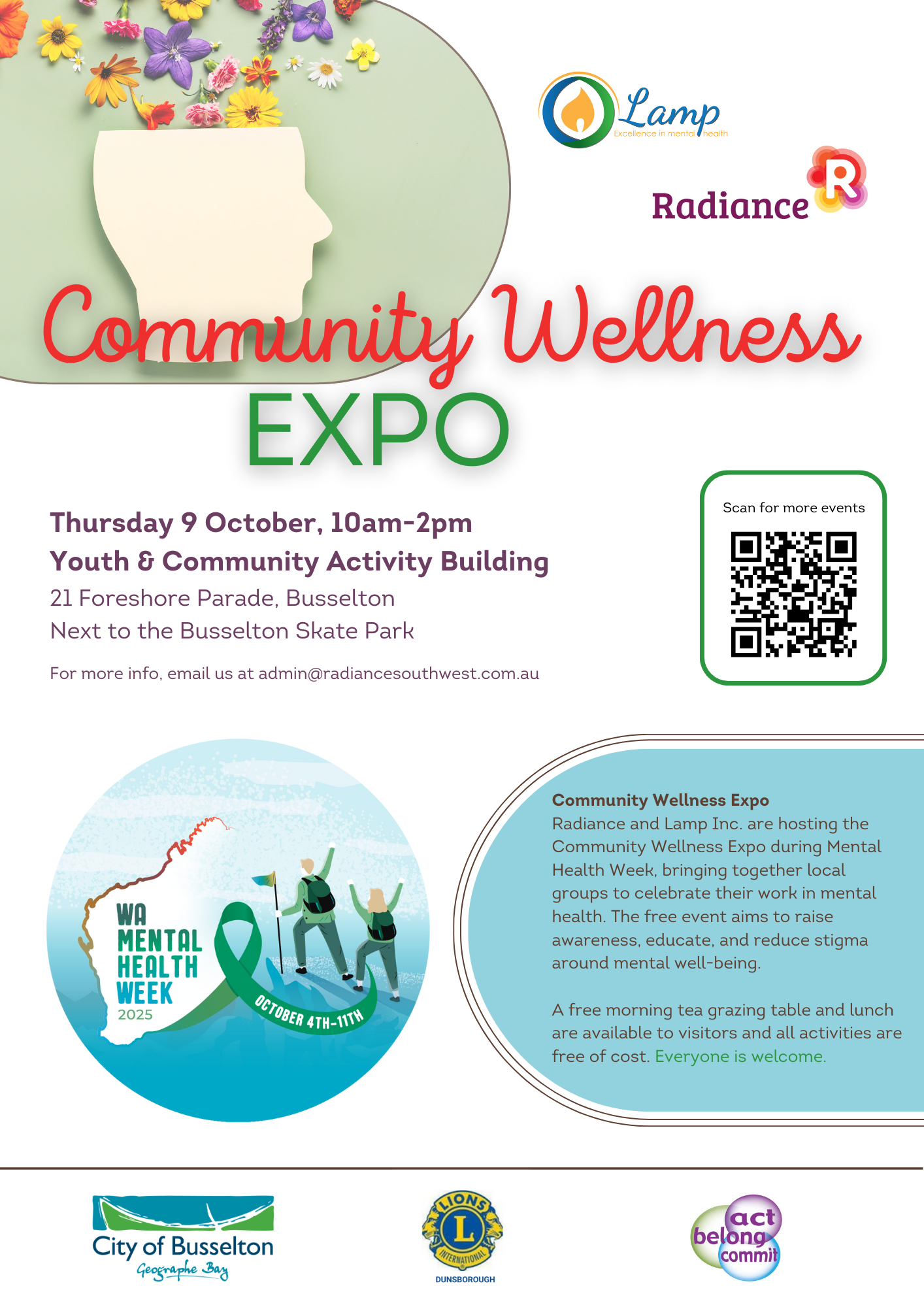Community Wellness Expo - 9 October only!