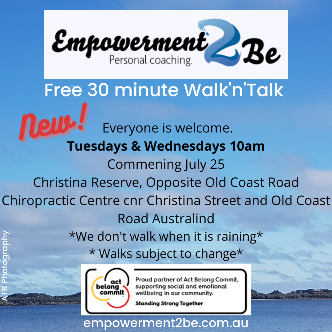 Free Act Belong Commit Walk or Wheel and Talk in Australind Tuesdays