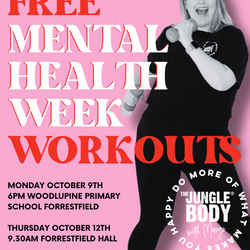 FREE Mental Health Week dance fitness classes