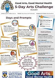 Good Arts, Good Mental Health 5-day Arts Challenge