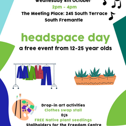 headspace day - youth mental health event in Fremantle