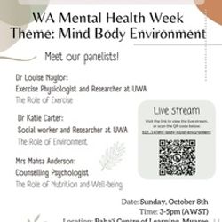 Mental Health Forum: Mind, Body, Environment