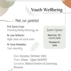 Mental Health Forum - Youth Wellbeing