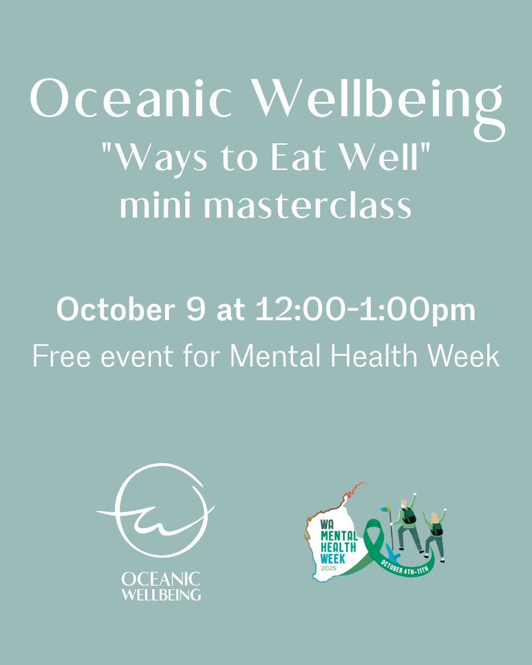 Mini Masterclass on "Ways to Eat Well" with Lea Murphy