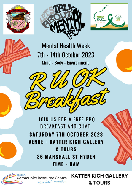 R U OK Breakfast | Mental Health Week 2023 | Mental Health Week