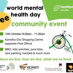 World Mental Health Day community event
