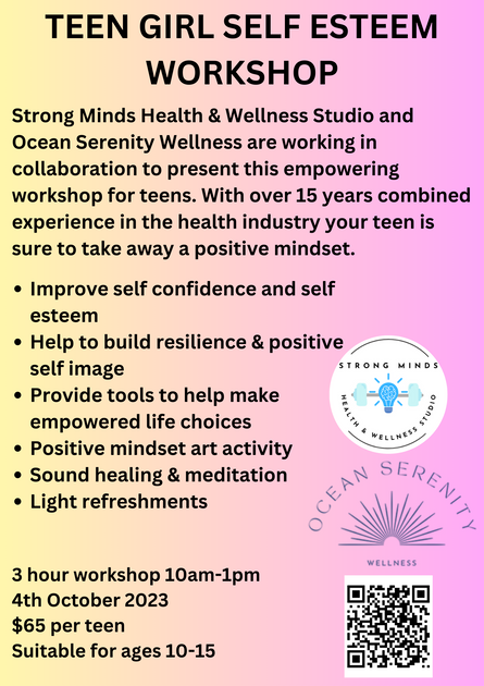 Tween Self Esteem Workshop | Mental Health Week 2023 | Mental Health Week