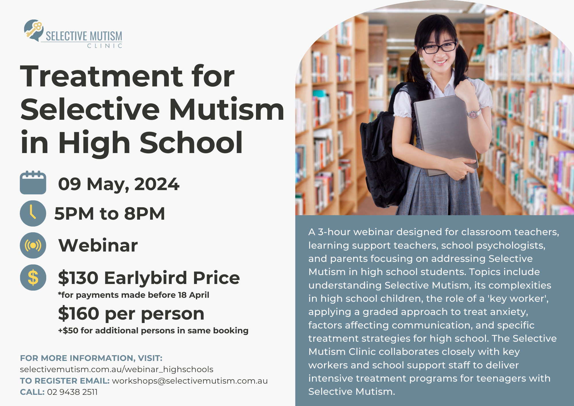 Webinar: Treatment for Selective Mutism in High School