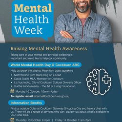 World Mental Health Day @ Cockburn ARC
